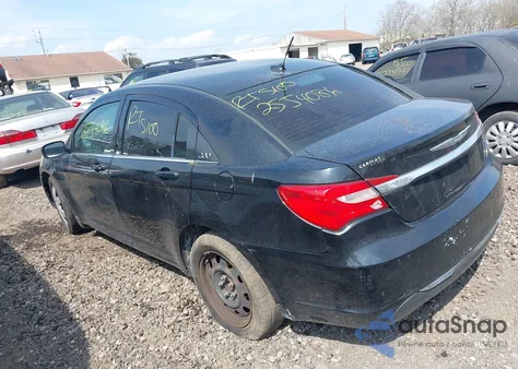 2012 Chrysler 200 Lx из США, поврежденный, VIN 1C3CCBAB4CN244617